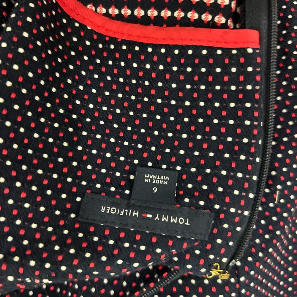 Tommy Hilfiger Navy Mini Dress with Dots - Picture 7 of 8